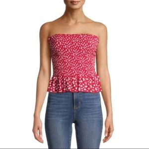 Womens' Red Tube Top